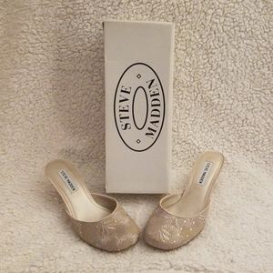 Steve Madden Champagne Low Heel